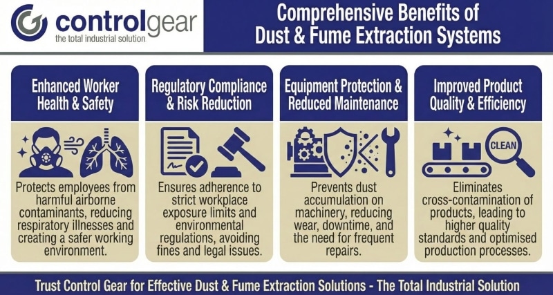 Benefits of Dust & Fume Extraction