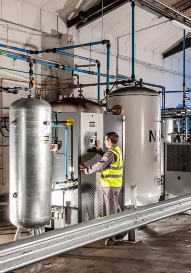 Air Compressor Pipework Installation